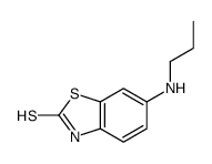 6-(Propylamino)-1,3-benzothiazole-2(3H)-thione结构式