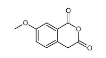 7-methoxy-1H-isochromene-1,3(4H)-dione结构式