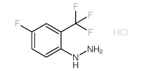 4-Fluoro-2-(trifluoromethyl)phenylhydrazine hydrochloride structure