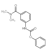 phenyl N-[3-(dimethylcarbamoyl)phenyl]carbamate Structure