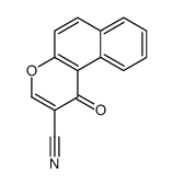 1-oxobenzo[f]chromene-2-carbonitrile结构式