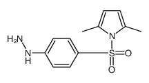 [4-(2,5-dimethylpyrrol-1-yl)sulfonylphenyl]hydrazine Structure