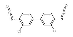 1,1'-Biphenyl,3,3'-dichloro-4,4'-diisocyanato- structure