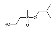 2-[methyl(2-methylpropoxy)phosphoryl]ethanol结构式