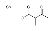 4,4-dichloro-3-methylbutan-2-one,tin Structure