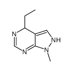 4-ethyl-1-methyl-2,4-dihydropyrazolo[3,4-d]pyrimidine Structure