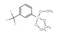 m-(TRIFLUOROMETHYL)PHENYLTRIMETHOXYSILANE结构式