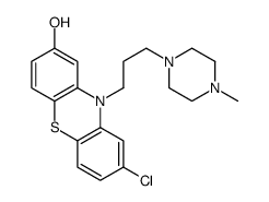 8-chloro-10-[3-(4-methylpiperazin-1-yl)propyl]phenothiazin-2-ol结构式