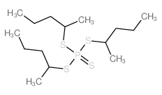 Tris(1-methylbutyl) tetrathiophosphate structure