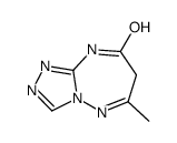 6-methyl-1,7-dihydro-[1,2,4]triazolo[4,3-b][1,2,4]triazepin-8-one结构式