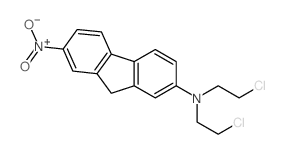 9H-Fluoren-2-amine,N,N-bis(2-chloroethyl)-7-nitro-结构式
