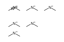 Tungsten hexakis(dimethylamide) Structure
