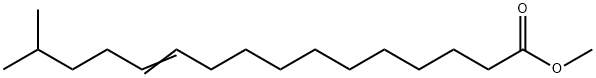 15-Methyl-11-hexadecenoic acid methyl ester structure