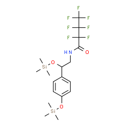 2,2,3,3,4,4,4-Heptafluoro-N-[2-(trimethylsilyloxy)-2-[4-(trimethylsilyloxy)phenyl]ethyl]butanamide picture