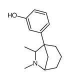 3-(6,7-dimethyl-6-aza-bicyclo[3.2.1]oct-1-yl)-phenol结构式