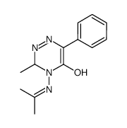 4-isopropylideneamino-3-methyl-6-phenyl-3,4-dihydro-2H-[1,2,4]triazin-5-one Structure