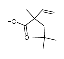 3,5,5-trimethyl-1-hexene-3-carboxylic acid Structure