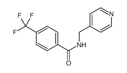 N-(pyridin-4-ylmethyl)-4-(trifluoromethyl)benzamide Structure