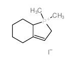 1H-Phosphindolium,2,4,5,6,7,7a-hexahydro-1,1-dimethyl-,iodide (1:1) structure