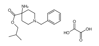 2-methylpropyl 4-amino-1-benzylpiperidine-4-carboxylate,oxalic acid Structure