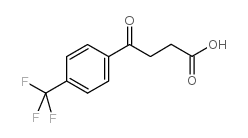 4-OXO-4-(4-TRIFLUOROMETHYLPHENYL)BUTYRIC ACID结构式