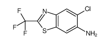 5-chloro-2-(trifluoromethyl)-1,3-benzothiazol-6-amine Structure