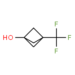 Bicyclo[1.1.1]pentan-1-ol, 3-(trifluoromethyl)- (9CI)结构式