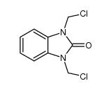 1,3-bis-chloromethyl-1,3-dihydro-benzoimidazol-2-one结构式