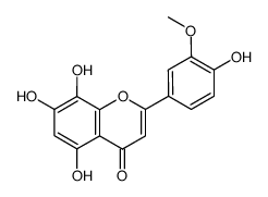 4',5,7,8-tetrahydroxy-3'-methoxyflavone Structure