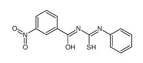 3-nitro-N-(phenylcarbamothioyl)benzamide Structure