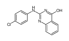 2-(4-chloroanilino)-1H-quinazolin-4-one Structure
