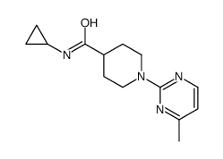 4-Piperidinecarboxamide,N-cyclopropyl-1-(4-methyl-2-pyrimidinyl)-(9CI)结构式