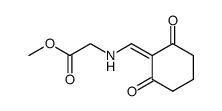 Glycine, N-[(2,6-dioxocyclohexylidene)methyl]-, methyl ester (9CI) Structure