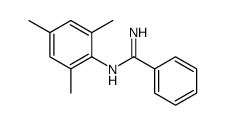 N'-(2,4,6-trimethylphenyl)benzenecarboximidamide结构式