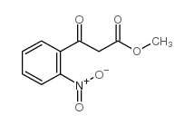 3-(2-nitro-phenyl)-3-oxo-propionic acid methyl ester结构式