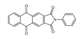 2-phenylnaphtho[2,3-f]isoindole-1,3,5,10-tetrone Structure