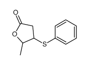 5-methyl-4-phenylsulfanyloxolan-2-one结构式