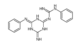 2-(4-amino-6-anilino-1,3,5-triazin-2-yl)-1-phenylguanidine Structure