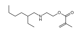 2-(2-ethylhexylamino)ethyl 2-methylprop-2-enoate结构式