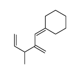 (3-methyl-2-methylidenepent-4-enylidene)cyclohexane Structure