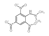 Hydrazine,1,1-dimethyl-2-(2,4,6-trinitrophenyl)- structure
