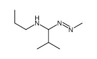 2-methyl-1-(methyldiazenyl)-N-propylpropan-1-amine结构式