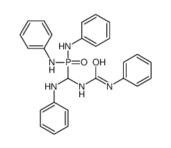 1-[anilino(dianilinophosphoryl)methyl]-3-phenylurea结构式