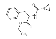 Alanine,N-(1-aziridinylcarbonyl)-3-phenyl-, ethyl ester, L- (8CI) structure