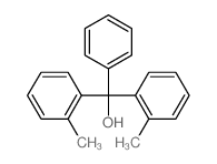 bis(2-methylphenyl)-phenyl-methanol结构式