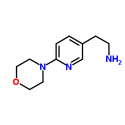 2-(6-Morpholinopyridin-3-yl)ethanamine structure