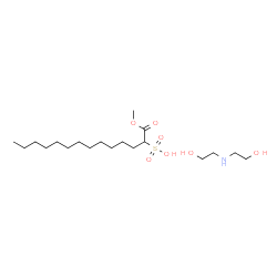 DEA-METHYL MYRISTATE SULFONATE Structure