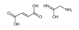 2-aminoacetamide,but-2-enedioic acid Structure