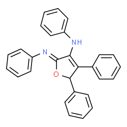 3-Furanamine,2,5-dihydro-N,4,5-triphenyl-2-(phenylimino)- Structure