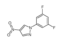 1-(3,5-difluorophenyl)-4-nitropyrazole Structure